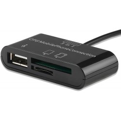 Αντάπτορας Host OTG 3in1 USB 2.0 to Micro-USB/SD/SDHC Black (Bulk) Αντάπτορας Host OTG 3in1 USB 2.0 to Micro-USB/SD/SDHC Black (Bulk)