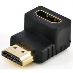 Αντάπτορας L Shape HDMI Female to HDMI Male Black
