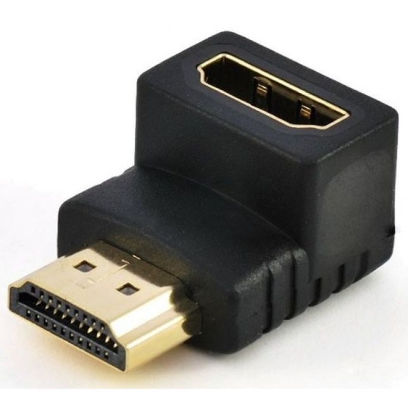 Αντάπτορας L Shape HDMI Female to HDMI Male Black