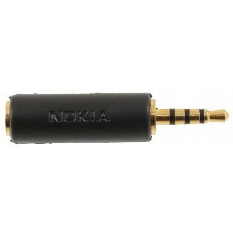 Αντάπτορας Nokia AD-52 Jack 2.5mm Male to Jack 3.5mm Female Black