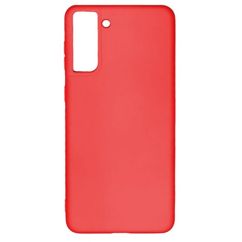 Θήκη Forcell Real Smooth Silicone Samsung Galaxy S21 G990 Red