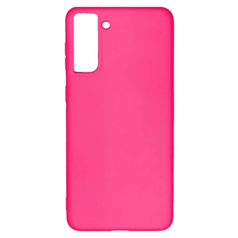 Θήκη Forcell Real Smooth Silicone Samsung Galaxy S21+ Plus 5G G996 Hot Pink