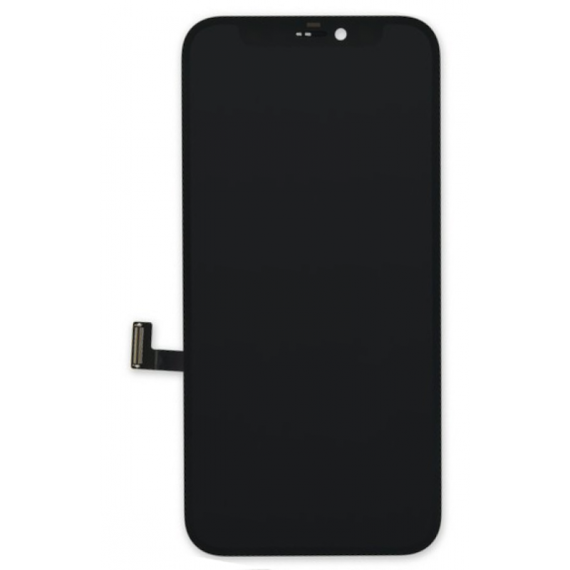 Οθόνη OLED Hard Apple iPhone 12 Mini (5.4") & Μηχανισμός Αφής Black με 3 Χρόνια Εγγύηση