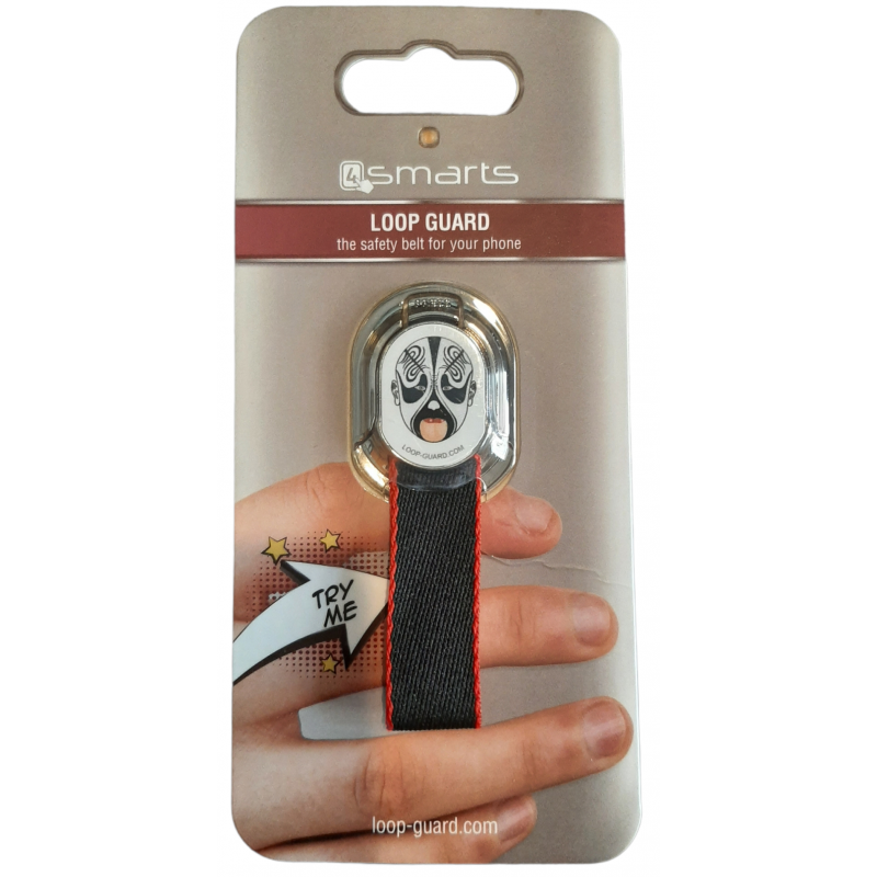 Βάση στήριξης 4smarts Κινητών Smartphone Loop Guard Mask Black