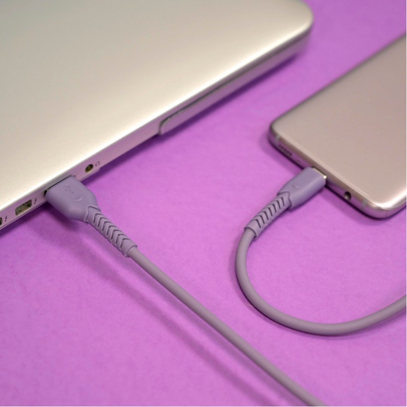 Καλώδιο Maxlife MXUC-04 Magnetic USB to USB-C 3A 1m Purple