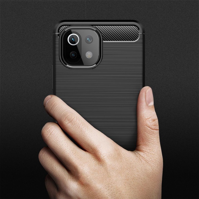 Θήκη Tech-Protect TPU Carbon Fiber Brushed Xiaomi Note 11 5G/Note 11T 5G/Poco M4 Pro 5G Black Θήκη Tech-Protect TPU Carbon Fiber Brushed Xiaomi Note 11 5G/Note 11T 5G/Poco M4 Pro 5G Black