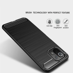 Θήκη Tech-Protect TPU Carbon Fiber Brushed Xiaomi Note 11 5G/Note 11T 5G/Poco M4 Pro 5G Black Θήκη Tech-Protect TPU Carbon Fiber Brushed Xiaomi Note 11 5G/Note 11T 5G/Poco M4 Pro 5G Black