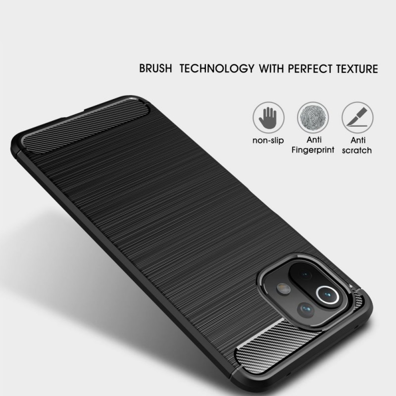 Θήκη Tech-Protect TPU Carbon Fiber Brushed Xiaomi Note 11 5G/Note 11T 5G/Poco M4 Pro 5G Black Θήκη Tech-Protect TPU Carbon Fiber Brushed Xiaomi Note 11 5G/Note 11T 5G/Poco M4 Pro 5G Black