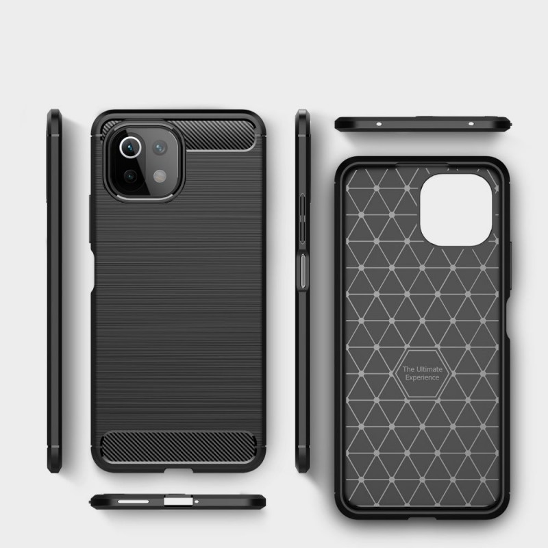 Θήκη Tech-Protect TPU Carbon Fiber Brushed Xiaomi Note 11 5G/Note 11T 5G/Poco M4 Pro 5G Black Θήκη Tech-Protect TPU Carbon Fiber Brushed Xiaomi Note 11 5G/Note 11T 5G/Poco M4 Pro 5G Black