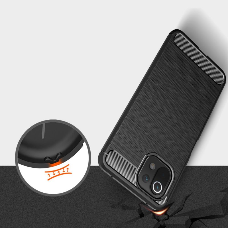 Θήκη Tech-Protect TPU Carbon Fiber Brushed Xiaomi Note 11 5G/Note 11T 5G/Poco M4 Pro 5G Black Θήκη Tech-Protect TPU Carbon Fiber Brushed Xiaomi Note 11 5G/Note 11T 5G/Poco M4 Pro 5G Black
