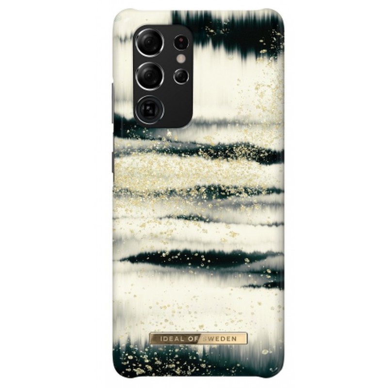 Θήκη iDeal of Sweden Samsung Galaxy S21 Ultra 5G G988 Golden Tie Dye