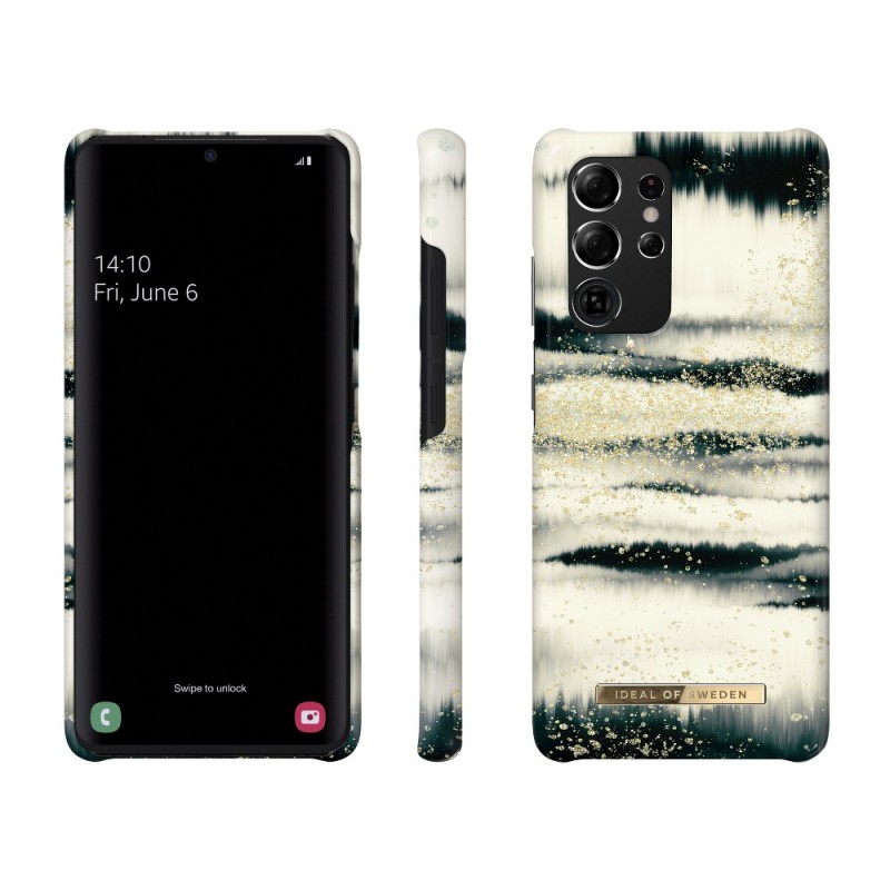 Θήκη iDeal of Sweden Samsung Galaxy S21 Ultra 5G G988 Golden Tie Dye