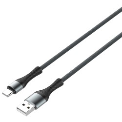 Καλώδιo Data Ldnio Braided LS402 PD Fast Data USB-A to Type-C 2m Black