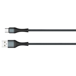Καλώδιo Data Ldnio Braided LS402 PD Fast Data USB-A to Type-C 2m Black
