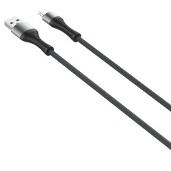 Καλώδιo Data Ldnio Braided LS402 PD Fast Data USB-A to Type-C 2m Black