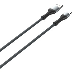 Καλώδιo Data Ldnio Braided LS402 PD Fast Data USB-A to Type-C 2m Black