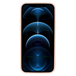 Θήκη Real Smooth MagSilicone Apple iPhone 12 (6.1") Beige