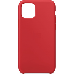 Θήκη TPU Real Smooth Silicone Apple iPhone 11 Pro (5.8") Red