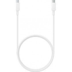 Καλώδιο Data Samsung EP-DN975BWEGWW Type-C to Type-C 5A/100W White 1m (Original Bulk)