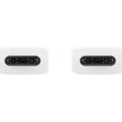 Καλώδιο Data Samsung EP-DN975BWEGWW Type-C to Type-C 5A/100W White 1m (Original Bulk)