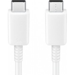 Καλώδιο Data Samsung EP-DN975BWEGWW Type-C to Type-C 5A/100W White 1m (Original Bulk)