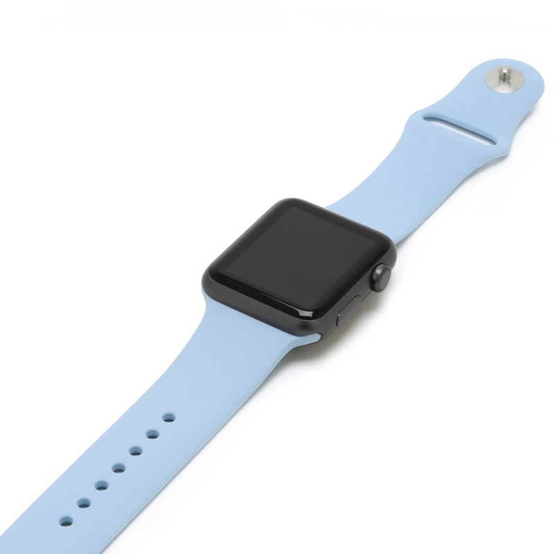 Ανταλλακτικό λουράκι QuickFit Apple Watch 1/2/3/4/5/6/SE/7/8 (42/44/45/49mm) Smoothband Sky Blue