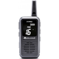 Walkie Talkie Midland 777 Pro Ζεύγος Ασύρματων Πομποδεκτών PMR446/LPD Black Walkie Talkie Midland 777 Pro Ζεύγος Ασύρματων Πομποδεκτών PMR446/LPD Black