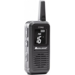 Walkie Talkie Midland 777 Pro Ζεύγος Ασύρματων Πομποδεκτών PMR446/LPD Black Walkie Talkie Midland 777 Pro Ζεύγος Ασύρματων Πομποδεκτών PMR446/LPD Black
