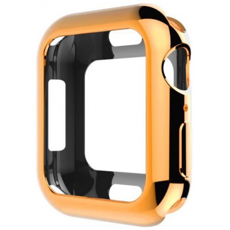 Θήκη Electroplated TPU Cover Apple Watch 4/5/6/SE (40mm) Gold