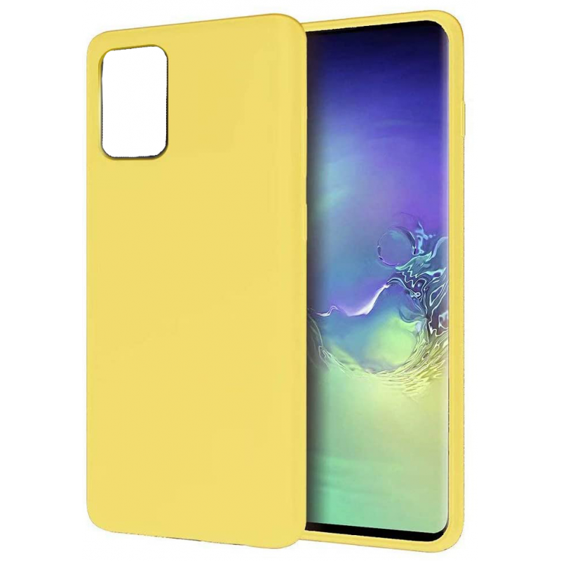 Θήκη My Colors Liquid Silicone Samsung Galaxy A52 SM-A525/ A52 5G SM-A526/ A52s SM-A528B Yellow