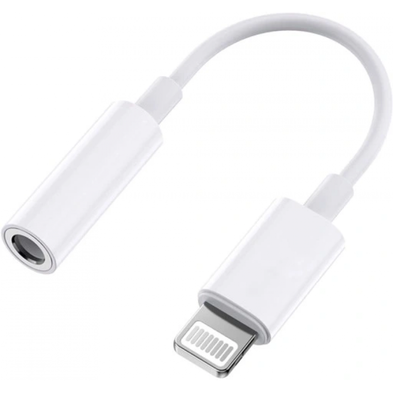 Αντάπτορας Apple Lightning to 3.5 mm Jack Stereo Adapter 10cm White (Original Blister)