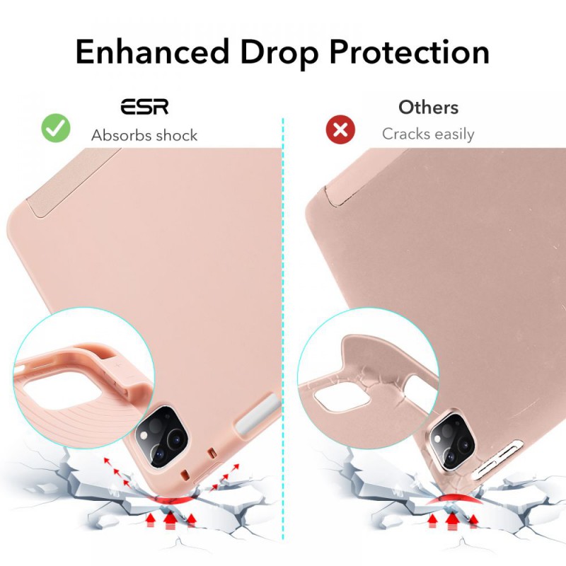Θήκη Esr Rebound Pencil Apple iPad Pro 11" (2018/2020/2021) Rose Gold