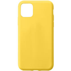 Θήκη Vennus Real Smooth Apple iPhone 12 (6.1") Yellow