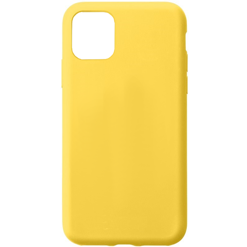 Θήκη Vennus Real Smooth Apple iPhone 12 (6.1") Yellow