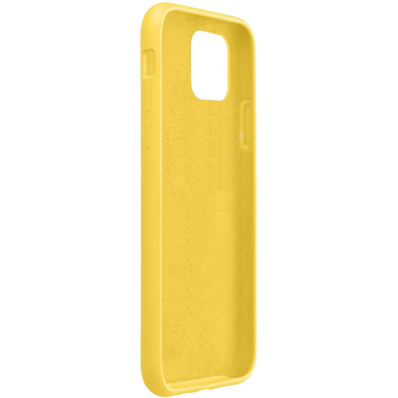 Θήκη Vennus Real Smooth Apple iPhone 12 (6.1") Yellow