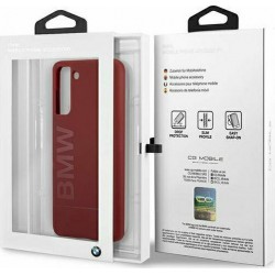 Θήκη BMW Signature Silicone Hard Cover Samsung Galaxy S21 5G G991 Red