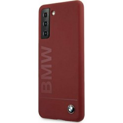Θήκη BMW Signature Silicone Hard Cover Samsung Galaxy S21 5G G991 Red