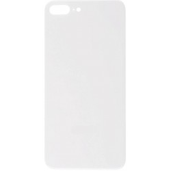 Καπάκι Μπαταρίας  με Αυτοκόλλητη Ταινία Apple iPhone 8 Plus Back Cover Glass White (OEM)