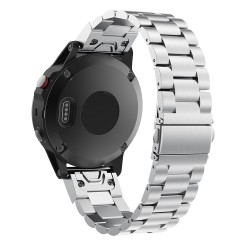Ανταλλακτικό λουράκι Quickfit Stainless Garmin Fenix 5s/Fenix 5S Plus/Fenix 6S/Fenix 6S Pro/Fenix 7S / Fenix 8 (43mm) Silver (20mm)