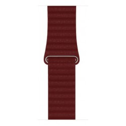 Ανταλλακτικό λουράκι QuickFit Leather Loop Sport  Samsung Galaxy Watch3(45mm)/Watch(46mm)/Huawei Watch 3 (46mm)/ Watch 3 Pro (48mm)/GT 2/Pro/Honor GS Pro/Amazfit GTR 3 (46mm)/GTR 3 Pro/GTR(47mm)/ Stratos 3(48mm)Wine Red (22mm)