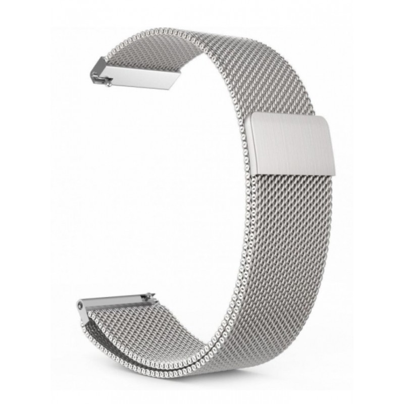 Ανταλλακτικό λουράκι QuickFit Huawei Watch Fit/Fit New Milanese Band Silver