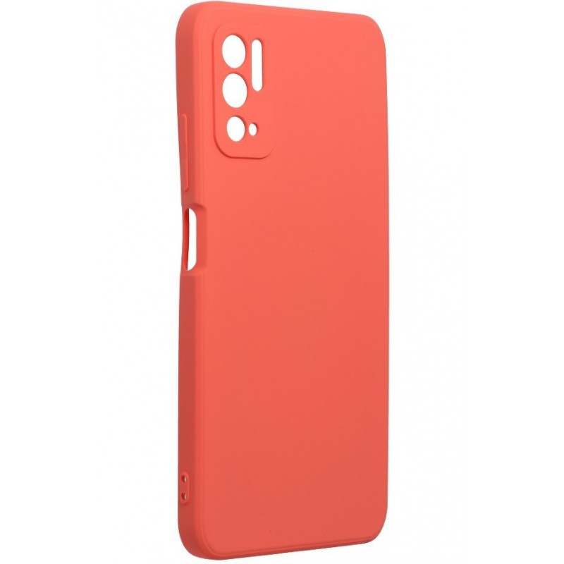 Θήκη Forcell Real Smooth Silicone Lite Xiaomi Redmi Note 10 5G/ Poco M3 Pro/Poco M3 Pro 5G Pink