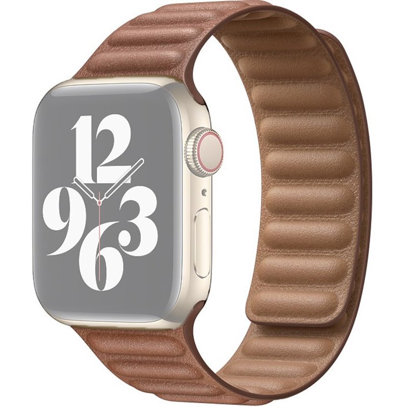 Ανταλλακτικό λουράκι Leather Loop Sport QuickFit  Apple Watch 1/2/3/4/5/6/SE/7 (38/40/41mm) Brown