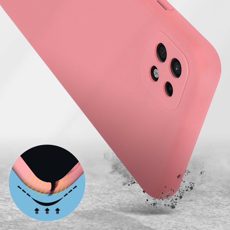 Θήκη Vennus Real Smooth Silicone Samsung Galaxy A22 SM-A226B Light Pink