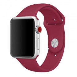 Ανταλλακτικό λουράκι QuickFit Apple Watch 1/2/3/4/5/6/SE/7 (38/40/41mm) Smoothband Wine Red