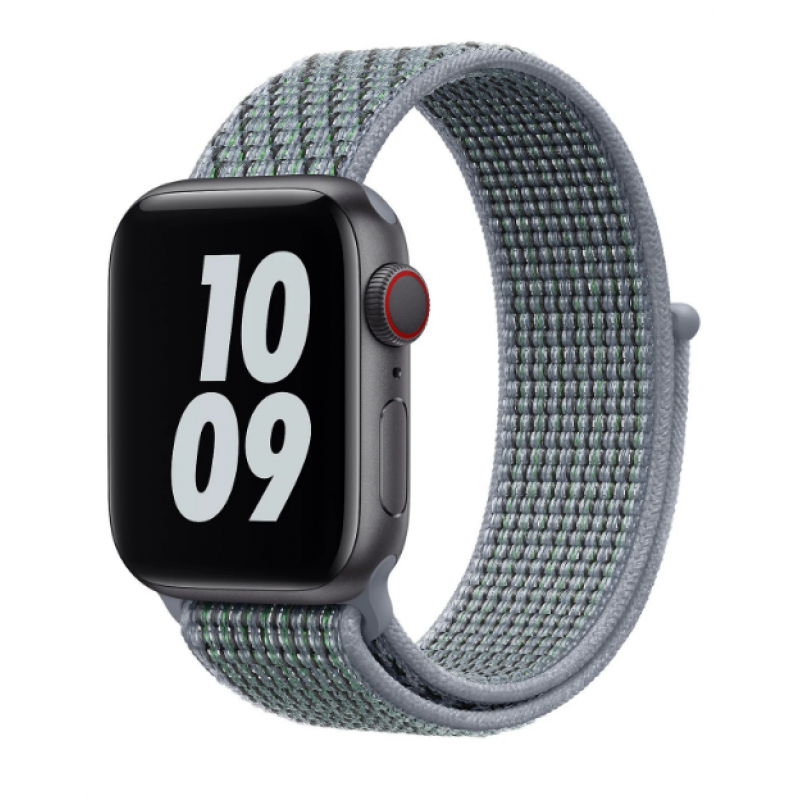 Ανταλλακτικό λουράκι QuickFit Nylon Apple Watch 1/2/3/4/5/6/SE/7/8 (42/44/45/49mm) Obsidian Mist