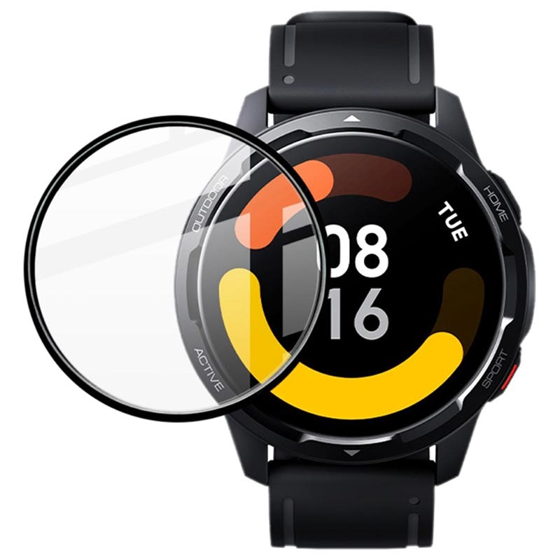 Μεμβράνη Προστασίας PET Xiaomi Watch S1 Pro AntiCrash / Antishock Black (3τμχ)