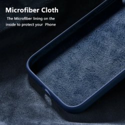 Θήκη Real Smooth Silicone Apple iPhone 13 Mini (5.4") Abyss Blue