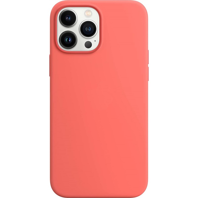 Θήκη Real Smooth Silicone Apple iPhone 13 Pro Max (6.7") Peach