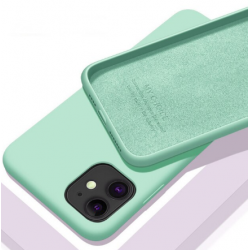 Θήκη Real Smooth Silicone Apple iPhone 13 Pro Max (6.7") Mint